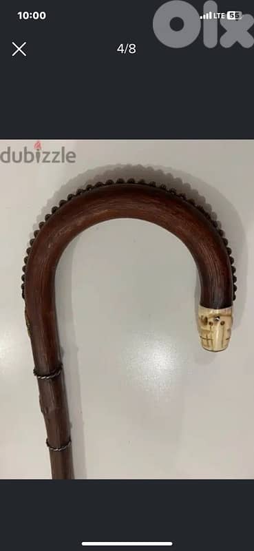 rare 19th century Scottish gents walking stick 2