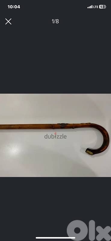 super rare 19th century Scottish gents walking stick 1