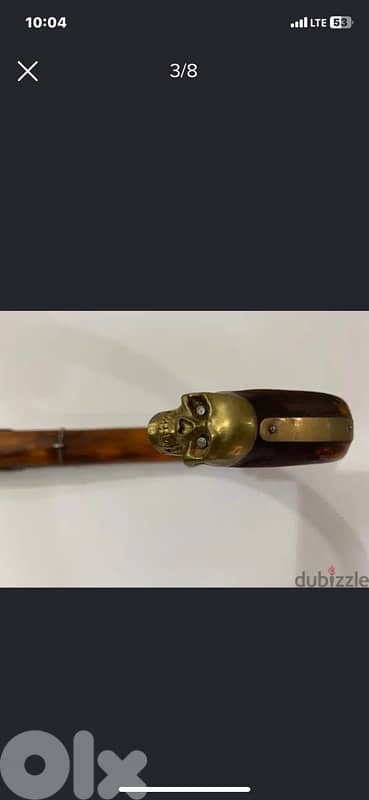 super rare 19th century Scottish gents walking stick 2