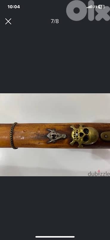 super rare 19th century Scottish gents walking stick 5