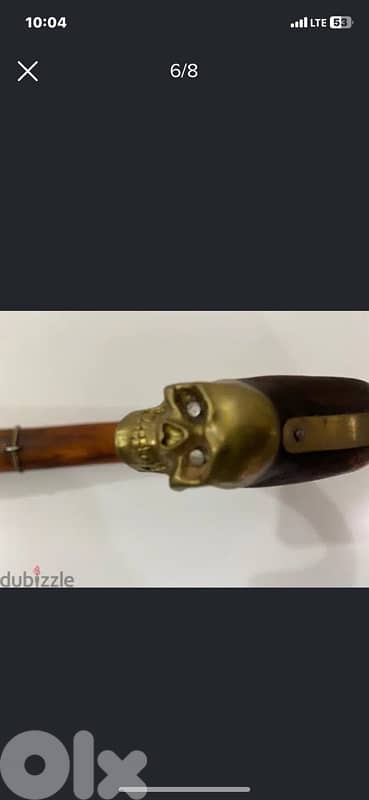 super rare 19th century Scottish gents walking stick 7