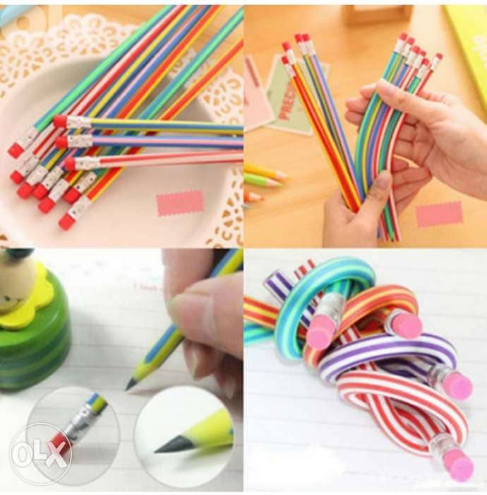 Cute colorful bendy pencils 1 for 1$ 1