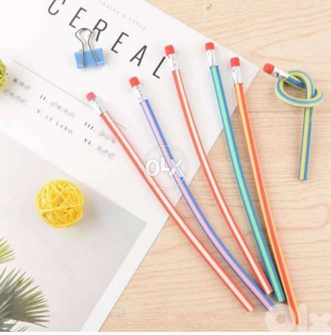Cute colorful bendy pencils 1 for 1$ 5