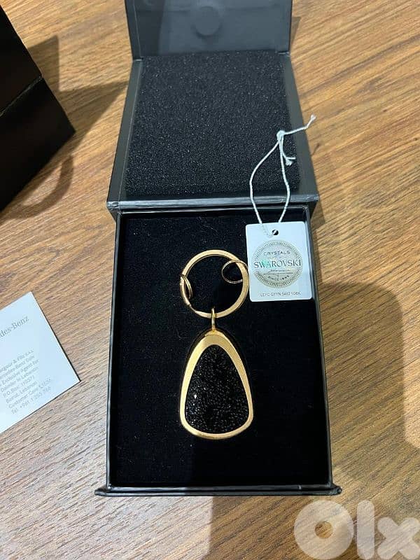 SWAROVSKI Keyring Crystal Rose Gold Genuine Mercedes Benz Collection 1
