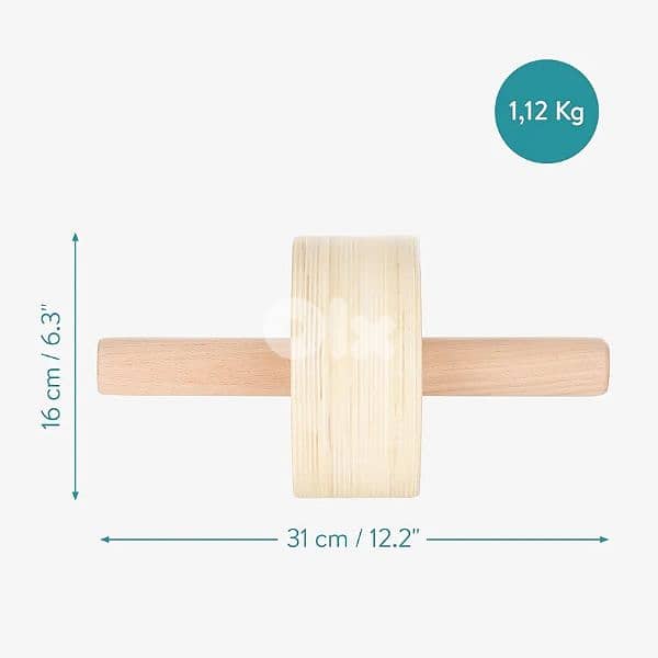 navarais wooden  ab roller  wheel 4
