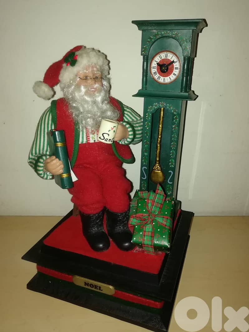 Holidays creation musical Santa clause 30*20 cm 0