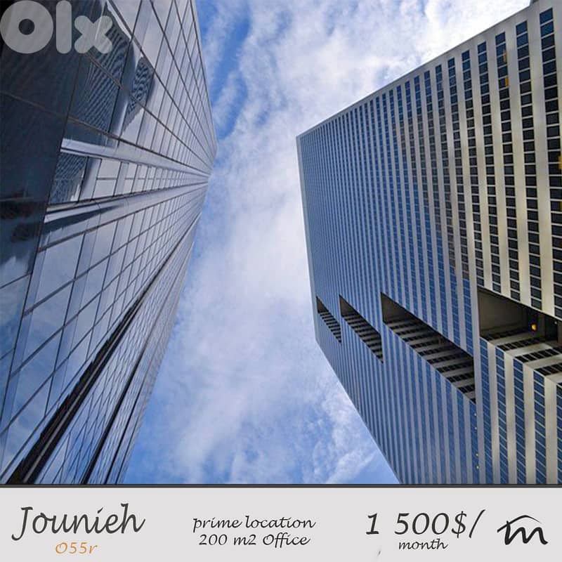 Jounieh | 200m² Office | Prime Location | Parking Lots | Spacious Deal 0