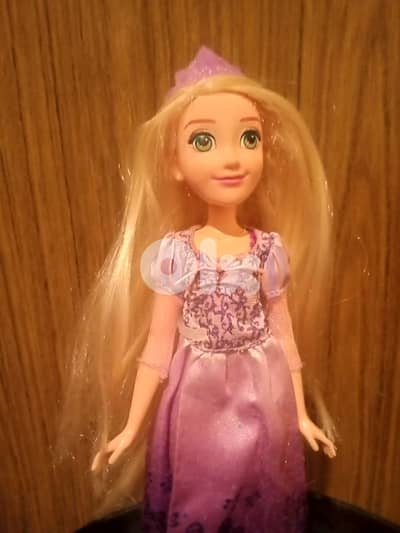 Princess RAPUNZEL Disney TANGLED Hasbro Great doll +Crown=21$