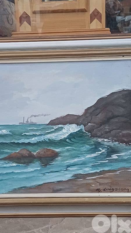 لوحة رسم زيتي 4