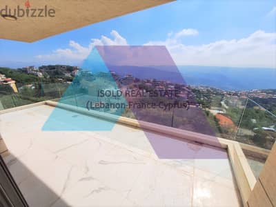 Furnished 200 m2 Duplex Apartment + View for sale in Daher El Souwwan