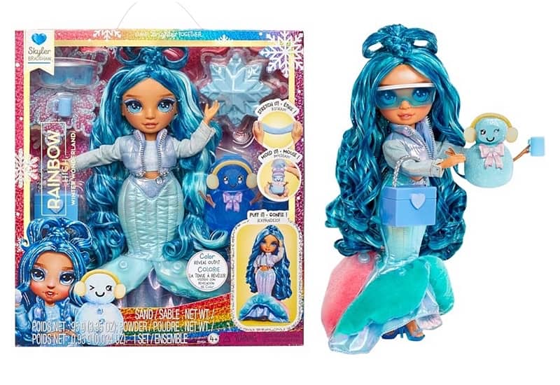 Rainbow High Winter Wonderland Skyler - Blue 11” 0