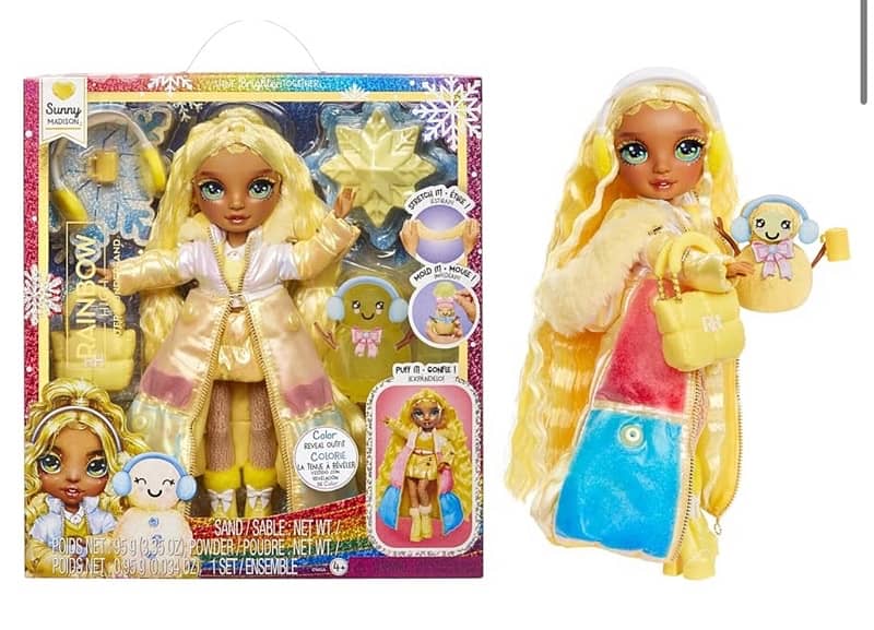 ainbow High Winter Wonderland Sunny - Yellow 11 0