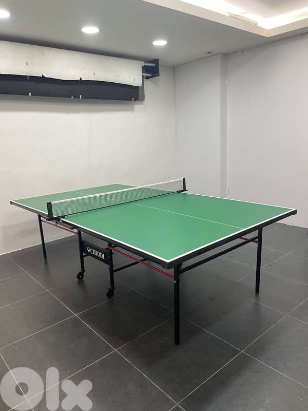 Tennis Table Ping Pong Outdoor Chiodi with set of rackets 0