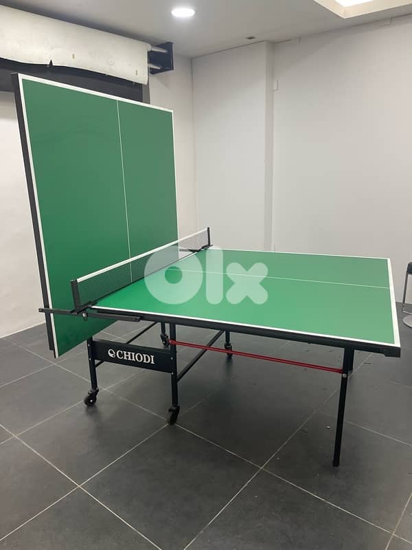 Tennis Table Ping Pong Outdoor Chiodi with set of rackets 1
