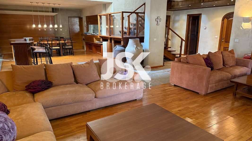 L16590-Penthouse Chalet For Rent in Mzar Kfarzebian 0