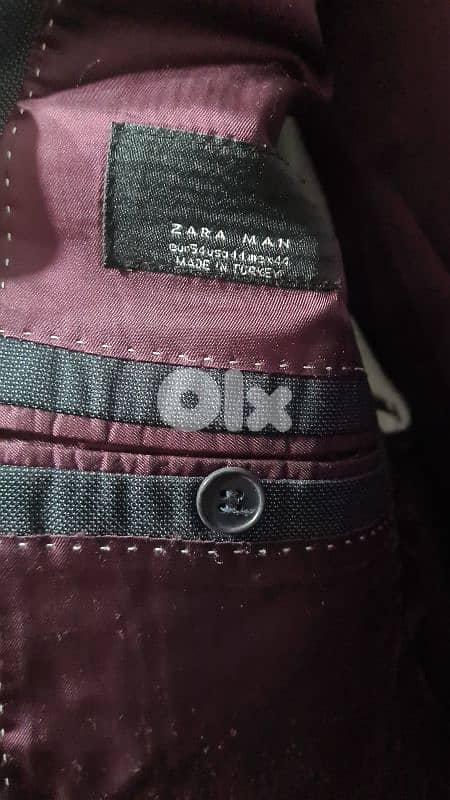 Zara man blazer with pants طقم رجالي 1