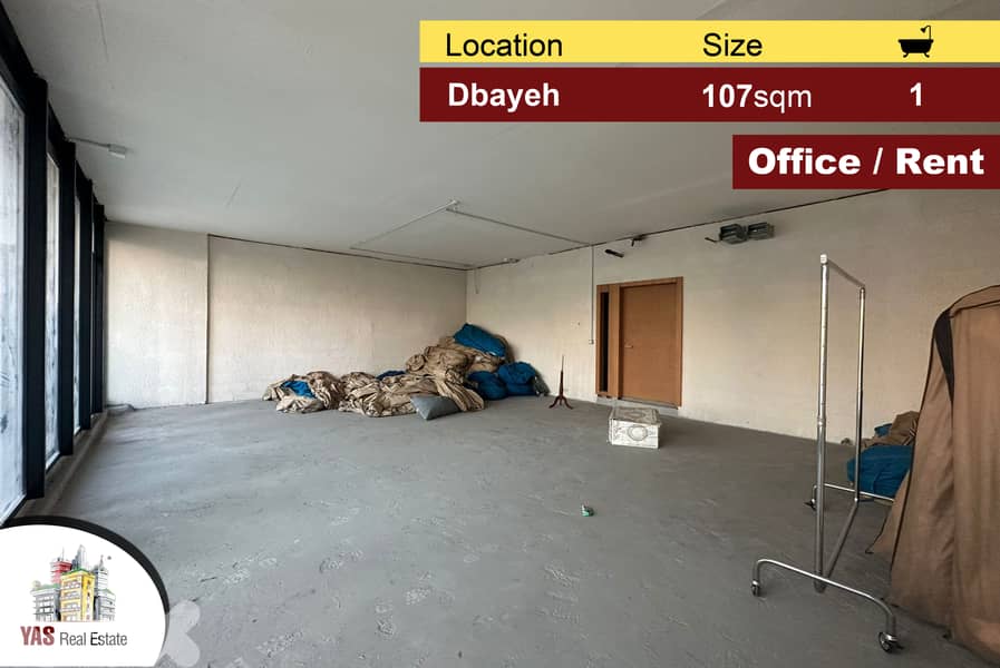 Dbayeh / Waterfront 107m2 | Office | Luxury | Prime Location |Rent |MJ 0