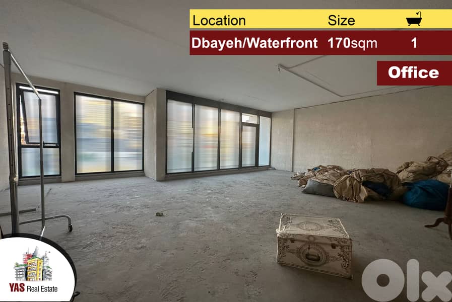 Dbayeh / Waterfront 107m2 | Office | Luxury | Prime Location | MJ 0