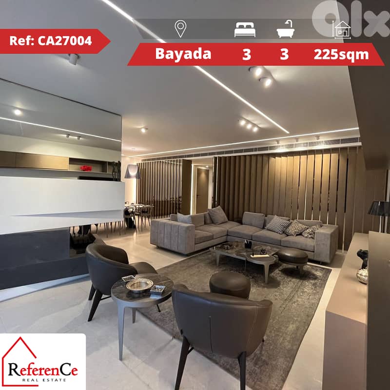 VERY PRIME Apartment available in Bayada شقة ممتازة متاحة في البياضة 0