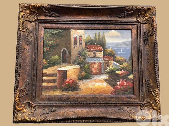 Mediterranean Escape Painting 0
