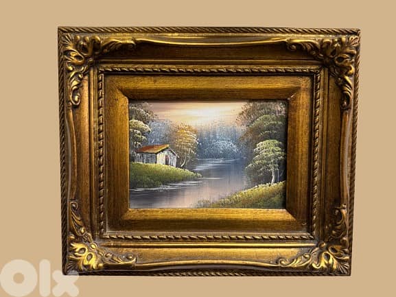 Nordic Riverside Painting 0