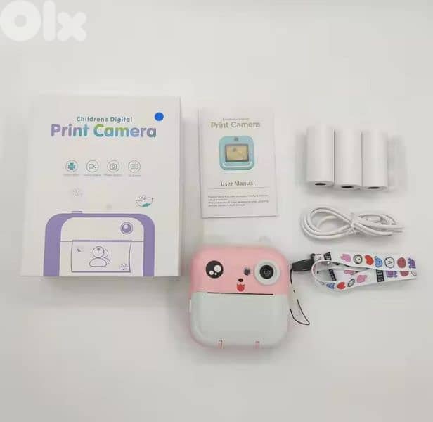 Children Instant Print Camera For Kids Mini  With Thermal Photo Paper 0