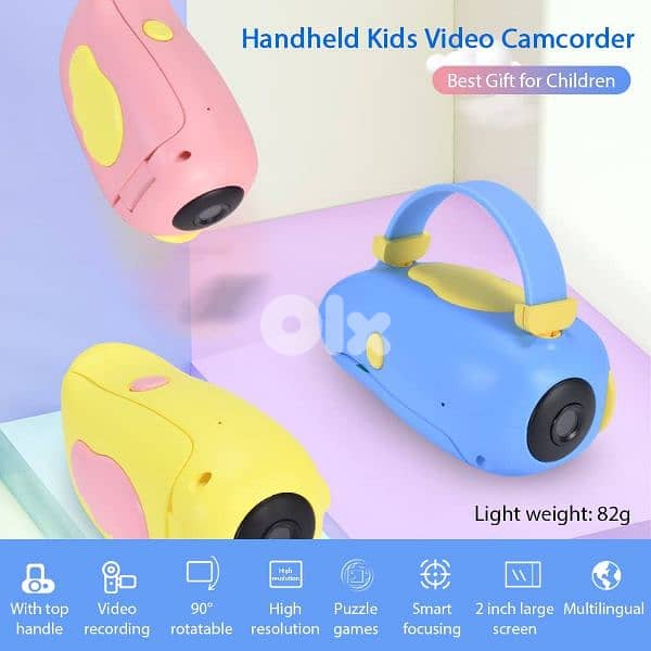 Morelian 720P Pixel Kids Video Camcorder Mini High Resolution Camera 0