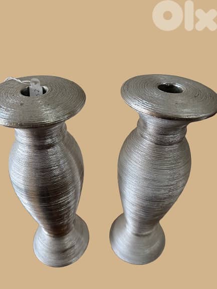 Silver Elegance Vase Set 1