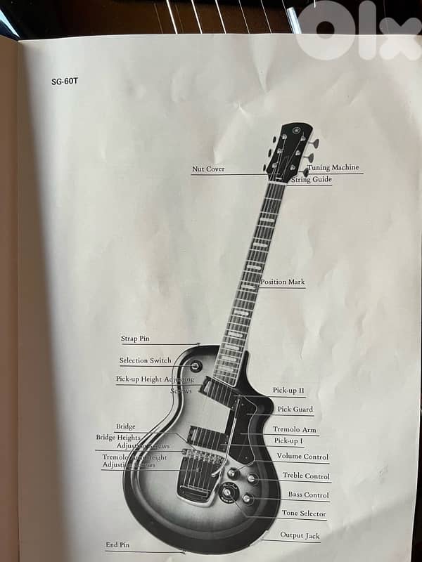 yamaha electrical guitar sg-60t 3