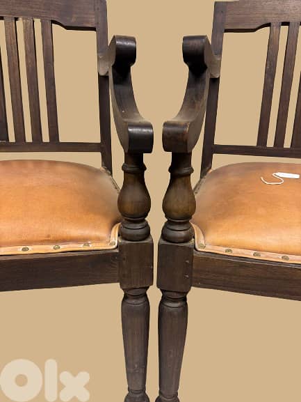 Vintage Wooden Armchairs 2