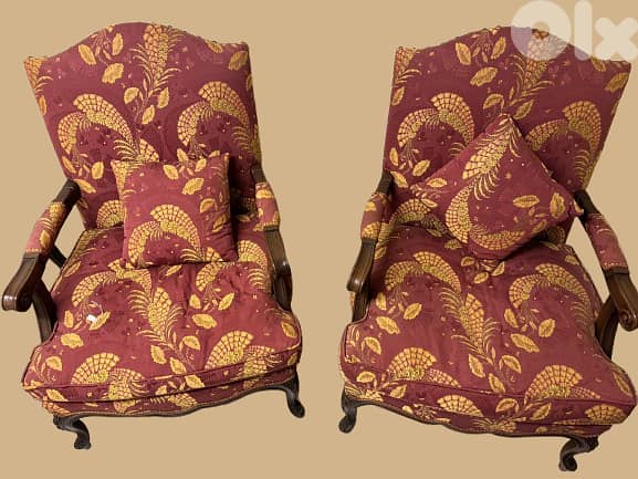 Pair of Vintage Armchairs 1
