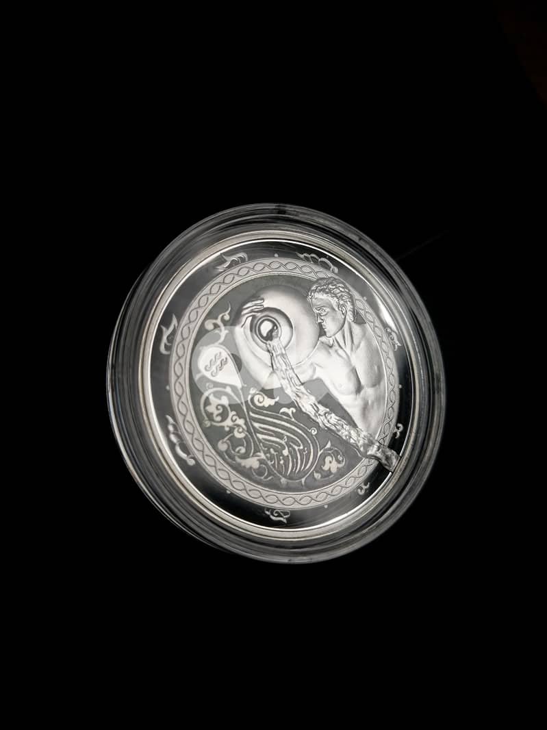 برج الدلو فضة Aquarius Silver Coin 1