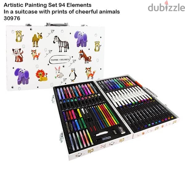 Artistic Painting Set 150 item علبة رسم و تلوين 2
