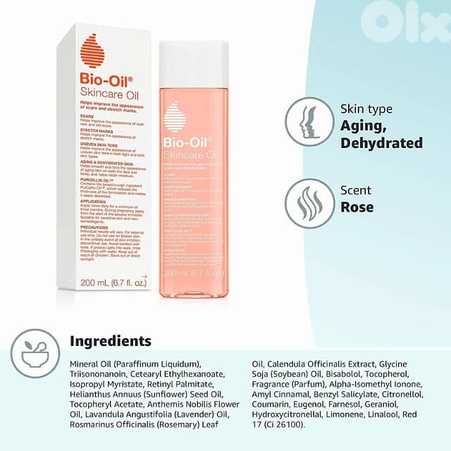 Bio-Oil Skincare Oil for Scars, Stretch Marks & Aging Skin, 200ml 5