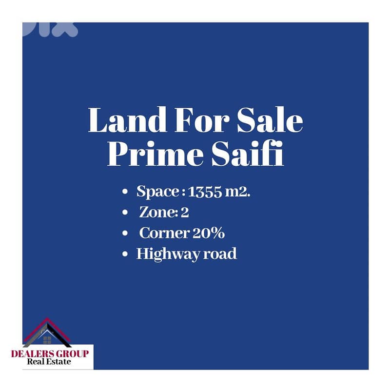 Prime Location Land for sale in Saifi - Beirut 0