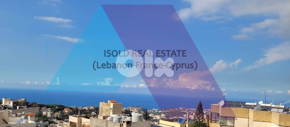 HOT Deal, Apartment+sea view Mazraat Yachouh  للبيع في مزرعة يشوع 0