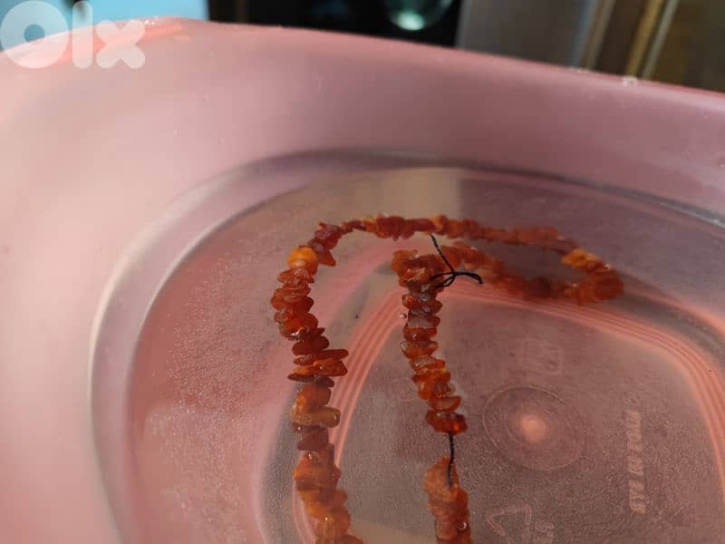 raw amber necklace 2