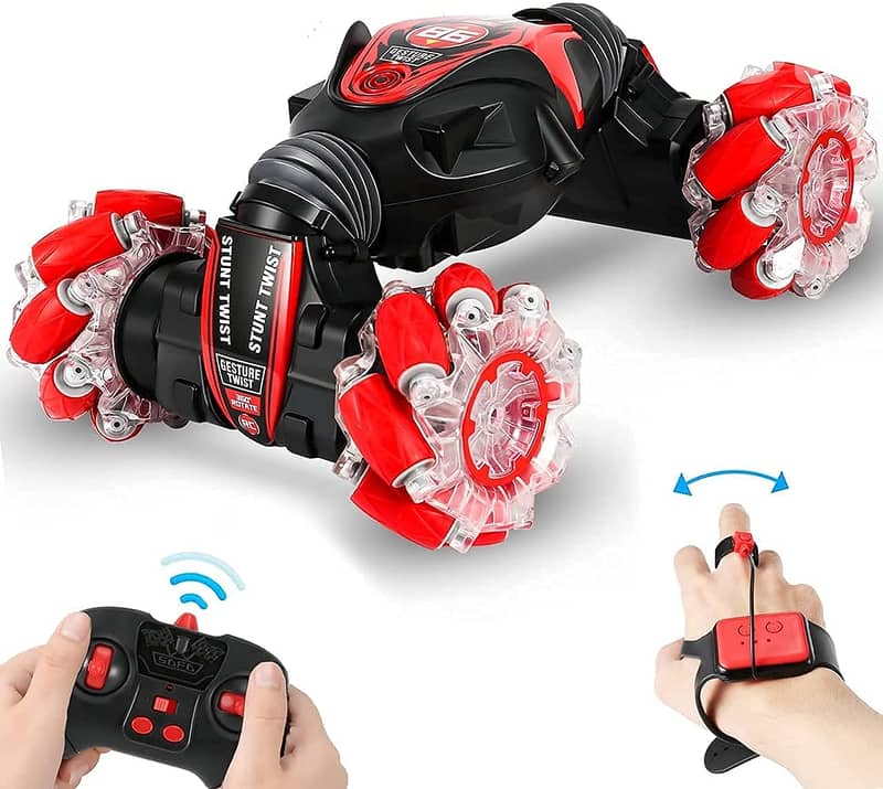 Play & Joy Sensing Dancing Rechargeable Stunt Remote Control Car 0