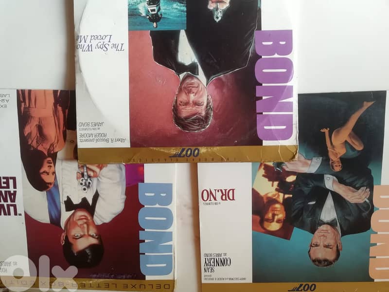 James Bond 007  3 movies set on Laserdiscs 7