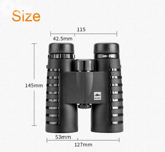 Binoculars Asika 10×42 HD ناظور 3