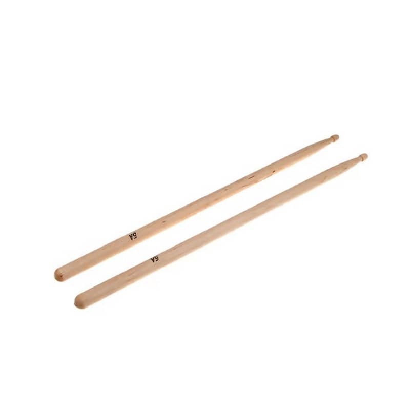 Top One Pair Wood Tip Hickory Drum Sticks 0