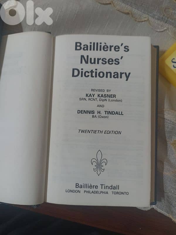 Bailliere' Nurses Dictionary 2