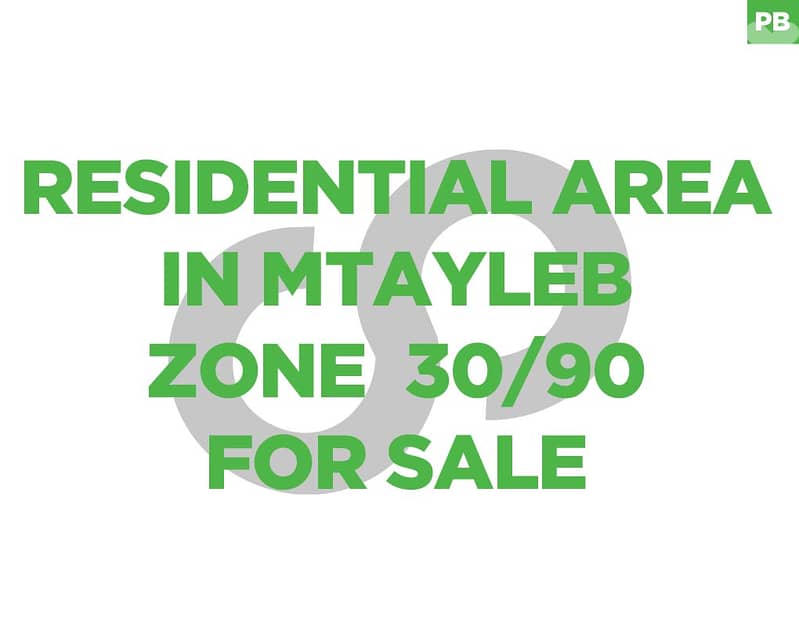 RESIDENTIAL AREA | MTAYLEB | ZONE 30/90  REF#PB115046 0