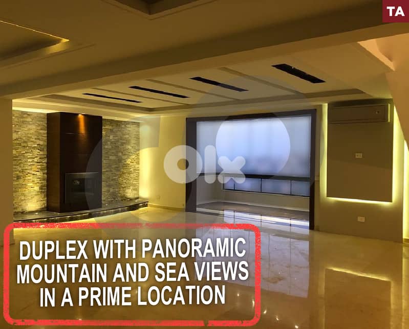 Duplex-Mountain Sea Views-Prime Location-Antelias/انطلياس REF#TA115557 0