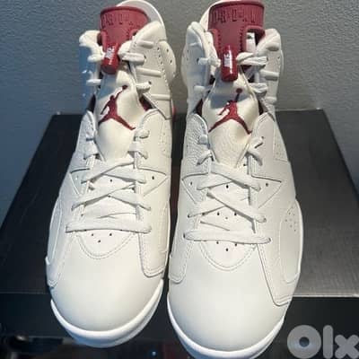Air Jordan 6 retro maroon OG size 46 deadstock