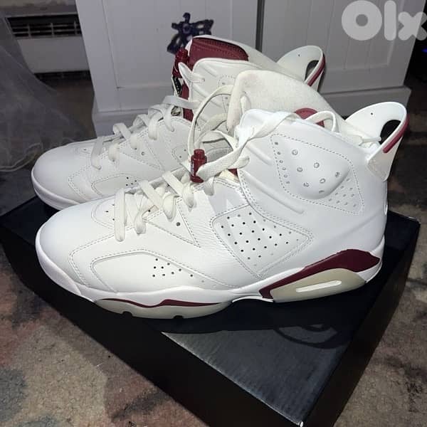 Air Jordan 6 retro maroon OG size 46 deadstock 0