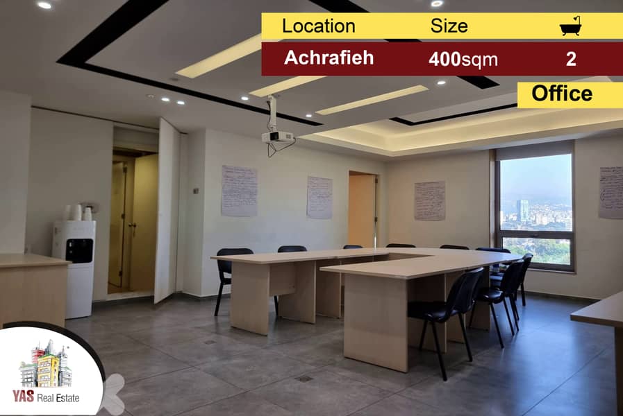 Achrafieh/Aadliyeh 400m2 | Office | Super Luxury | Prime LocatioN | PA 0