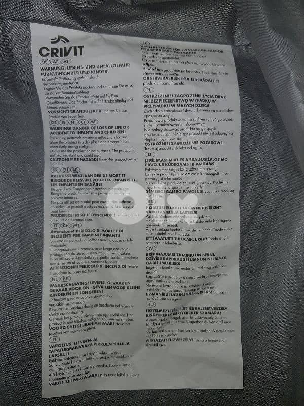 MOTO & BICYCLE COVER CRIVIT  MADE IN GERMANY 4