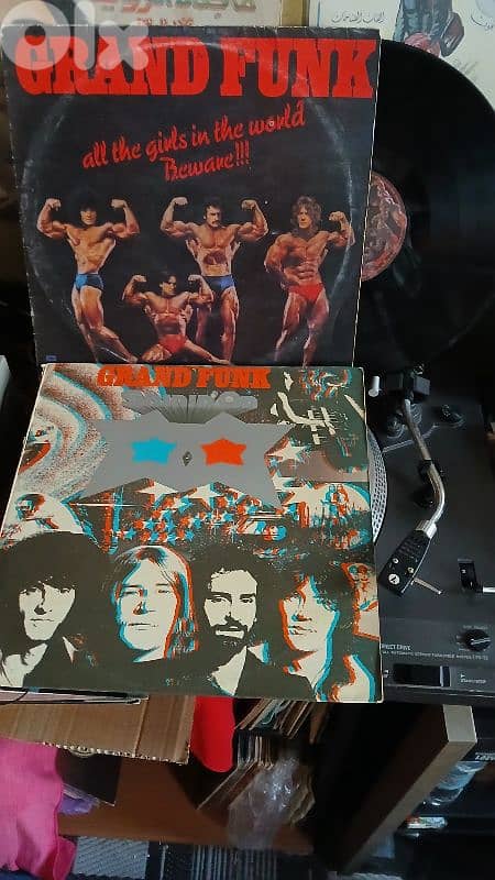 grandfunk -all the girls in the world / Shinin on -VinyLP 0
