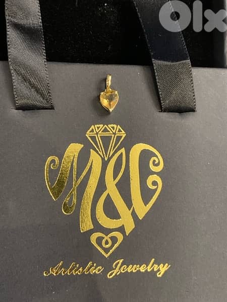 Natural gemstones heart gold pendants 4